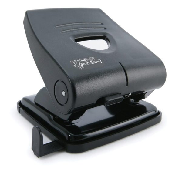 RAPESCO 827-P 2 HOLE PUNCH METAL 30 SHEET BLACK