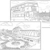 SQUIGGLE FAMOUS PLACES ADVANCED COLOURING BOOK