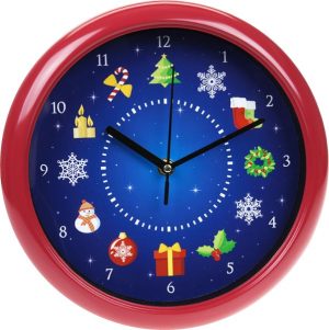 MUSICAL CHRISTMAS WALL CLOCK