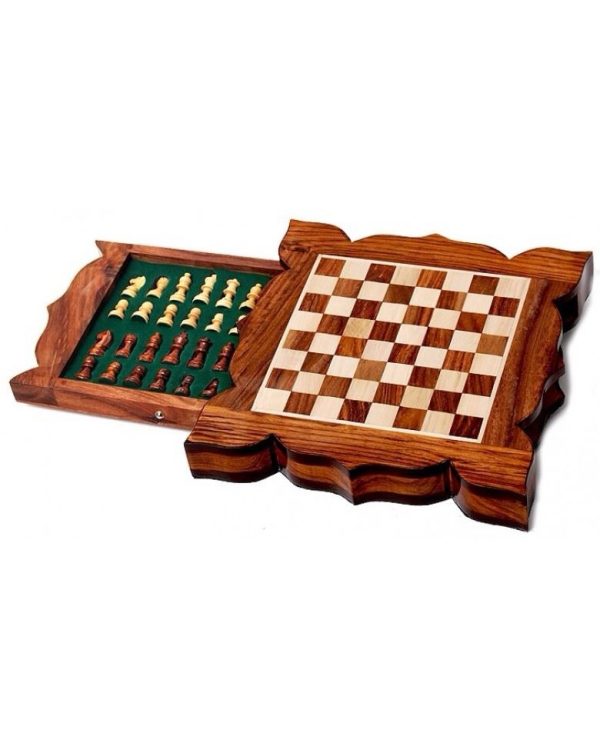 WOODEN CHESS MAGNETIC FLOWER