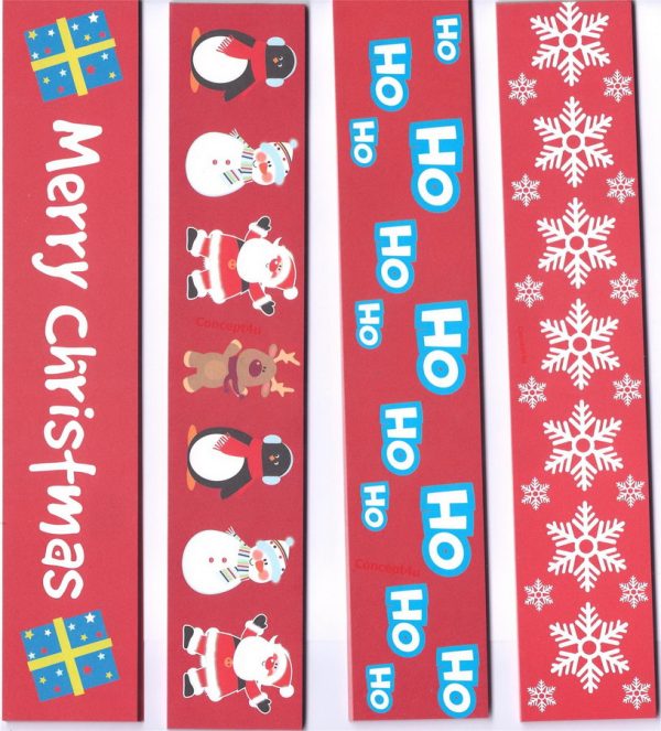 120 CUTE RED CHRISTMAS CUTE PAPER CHAINS