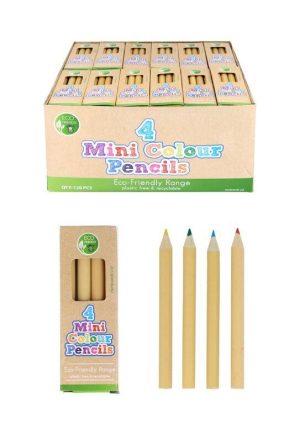 MINI PENCIL PARTY BAG FILLER 8.5CM 4PCS PACK OF 120