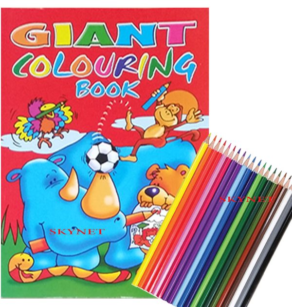 A4 GIANT COLOURING BOOK