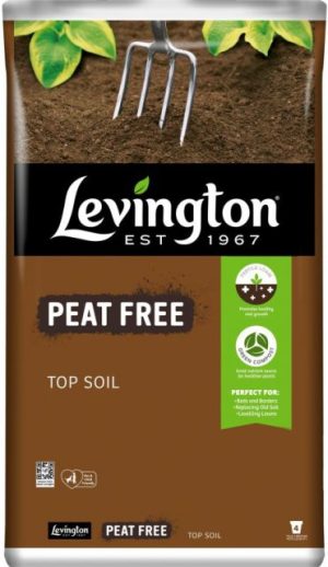 LEVINGTON PEAT FREE TOP SOIL 30LTR