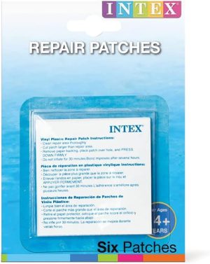 INTEX 6 PCS VINYL PVC PUNCTURE REPAIR PATCH INFLATABLE