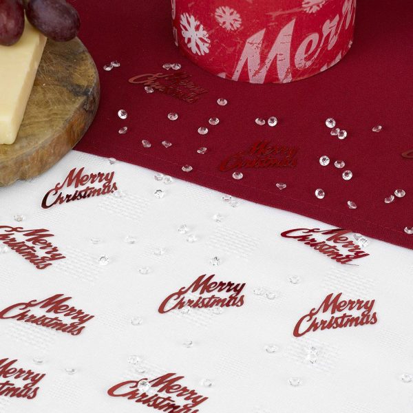 MERRY CHRISTMAS - TABLE CONFETTI AND DIAMONDS 28G