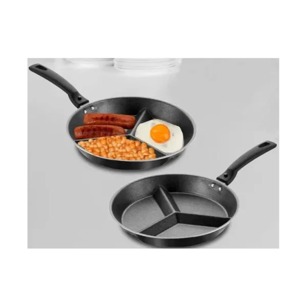 26CM FRY PAN WITH 3 DIVIDERS