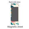 MAGNETIC NOTEPAD WITH PEN FLOWERS