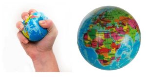 SOFT BOUNCING BALL EARTH GLOBE WORLD FOAM