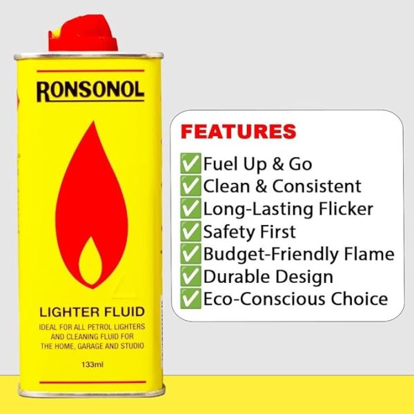 RONSON FIREBRONZE STANDARD LIGHTER FLINTS 4MM PACK OF 9