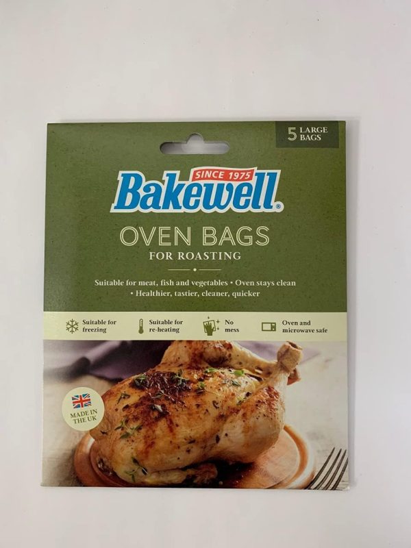 BAKEWELL HEALTHY COOKING OVEN BAGS LARGE 35 X 43CM PACXK OF 5