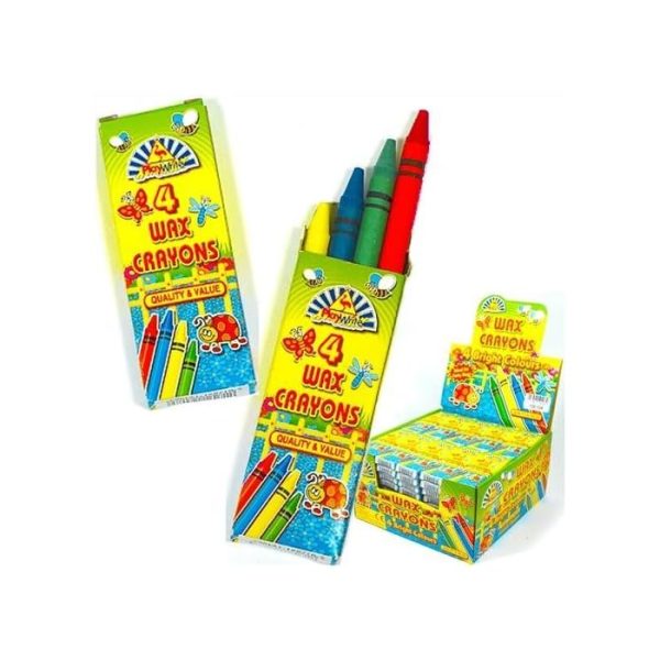 WAX CRAYONS KIDS PARTY BAG FILLERS - PACK OF 1