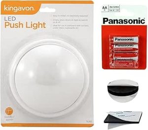 KINGAVON PEEL AND STICK PUS LED TOUCH LIGHT SET PACK OF 3