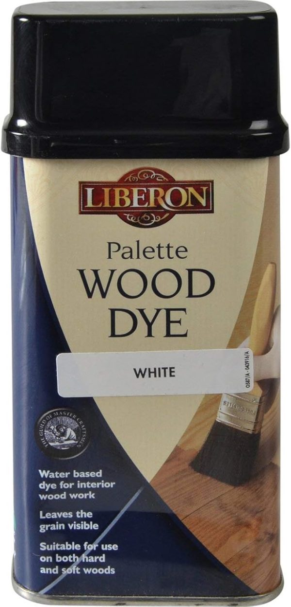 LIBERON PALETTE WOOD DYE 250ML - WHITE