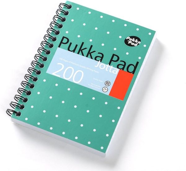 PUKKA PAD A6 METALIC JOTTA NOTEPAD 200 PAGES