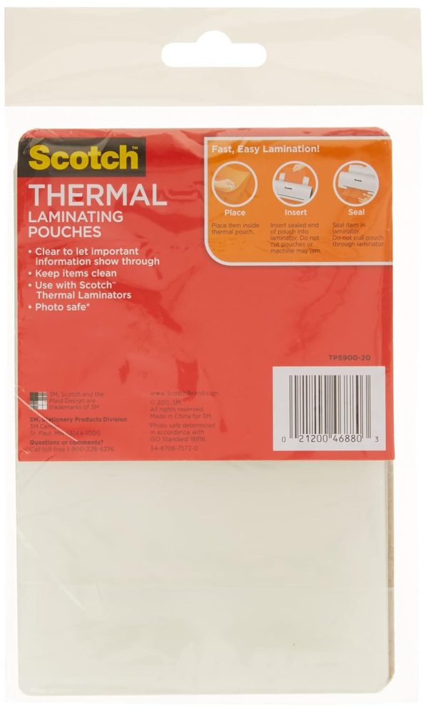 COUNTY LAMINATING POUCHES 20'S