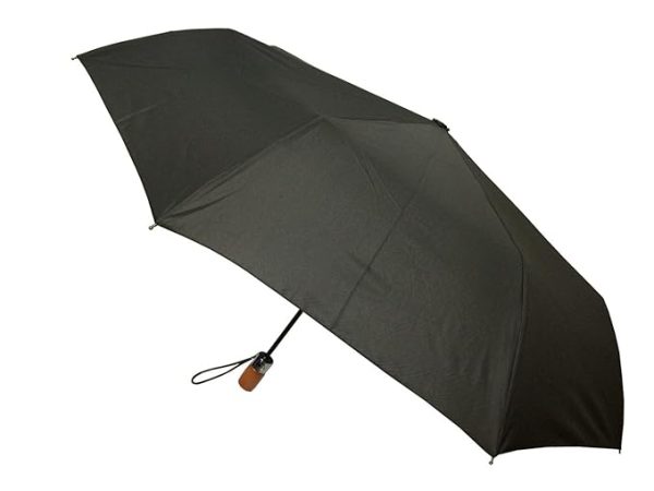 LONDONER AUTO OPEN & CLOSE COMPACT FOLDING BLACK UMBRELLA