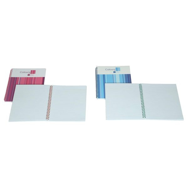 U.NOTE ASSORTED SPIRAL NOTE PADS 16 X 11CM PACK OF 4