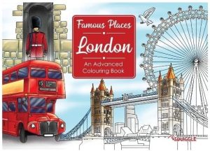 SQUIGGLE FAMOUS PLACES ADVANCED COLOURING BOOK
