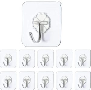 30 PCS PVC AHESIVE HOOK FOR DISPLAY