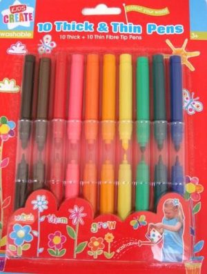 ANKER 20 THICK THIN FELT COLOUR PEN TQY