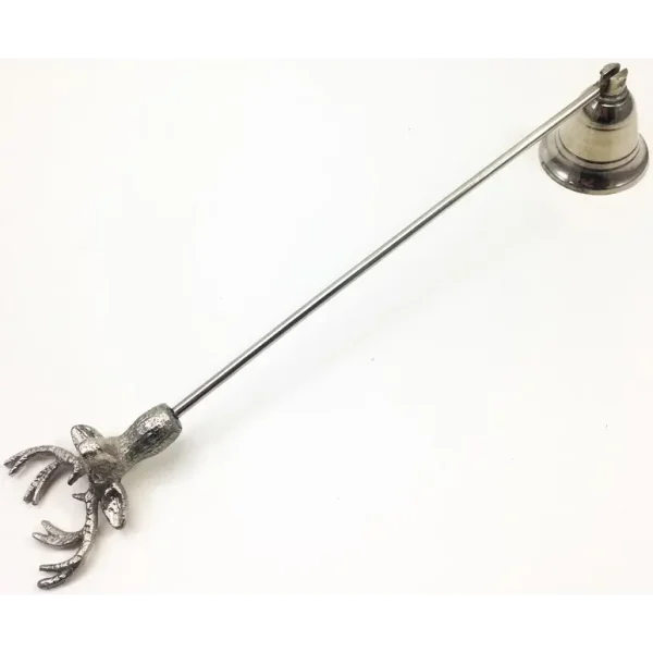 ANTIQUE METAL REINDEER CANDLE SNUFFER