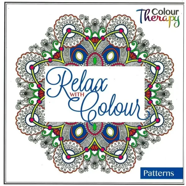 COLOURING BOOK RELAX WITH COLOURS PATTERNS