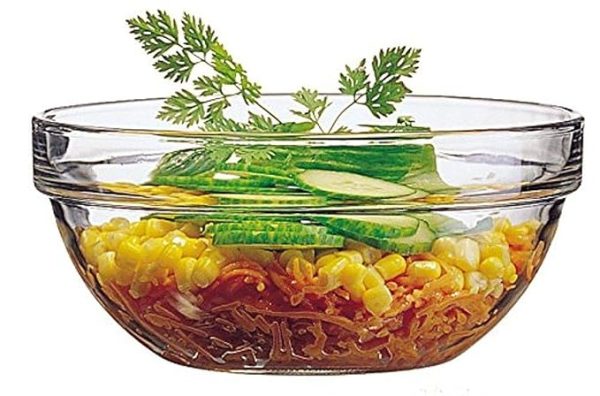 LUMINARC GLASS STACKING BOWL 20CM / 8 INCH