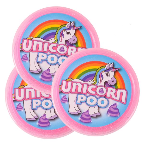 UNICORN POO PINK PUTTY SLIME TOY