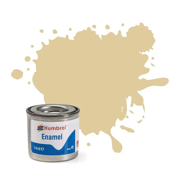 HUMBROL NO.121 MATT PALESTONE PAINT 14ML