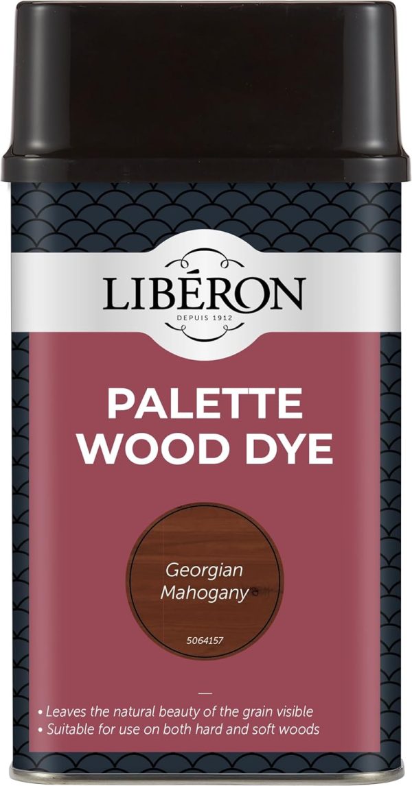 LIBERON PALETTE WOOD DYE 500ML - GEORGIAN MAHOGANY