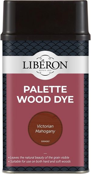 LIBERON PALETTE WOOD DYE 500ML - VICTORIAN MAHOGANY