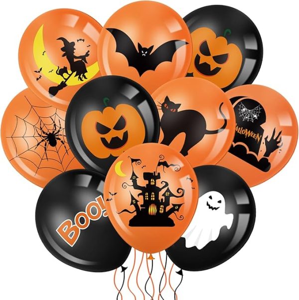 HALLOWEEN BALLOONS LARGE 8 PCS