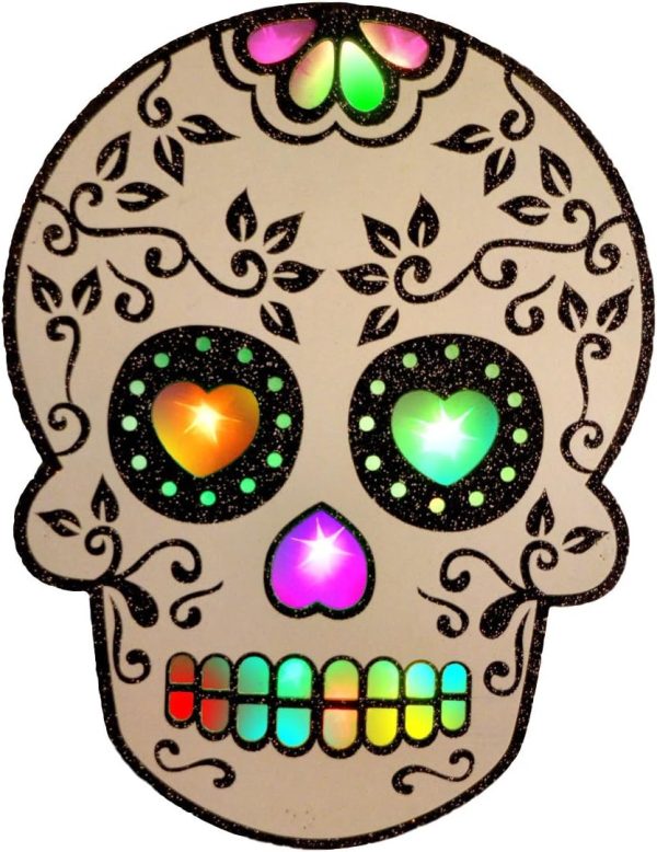 DAY OF THE DEAD FLASHING SIGN