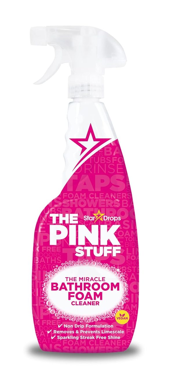 STARDROPS THE PINK STUFF MIRACLE BATHROOM FOAM CLEANER 750ML