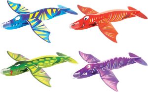 DINOSAUR GLIDERS 17CM PACK OF 48