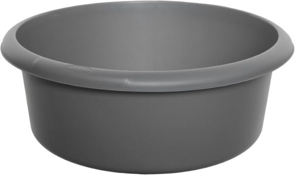 WHITEFURZE LARGE SILVER ROUND WASHING BOWL 31CM