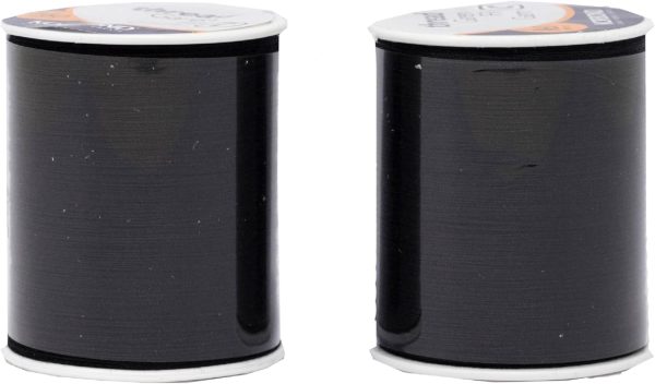 KORBOND BLACK POLYESTER THREAD 160M BOBBIN