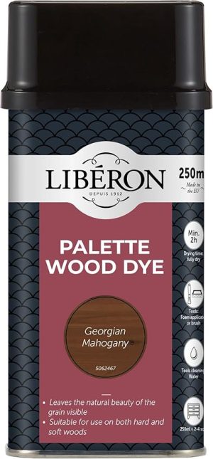 LIBERON PALETTE WOOD DYE 250ML - GEORGIAN MAHOGANY
