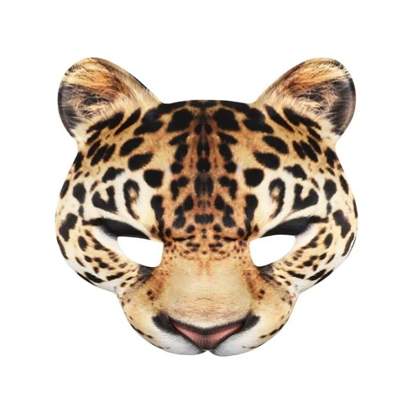 SCREAM MACHINE LEOPARD MASKS PACK OF 4