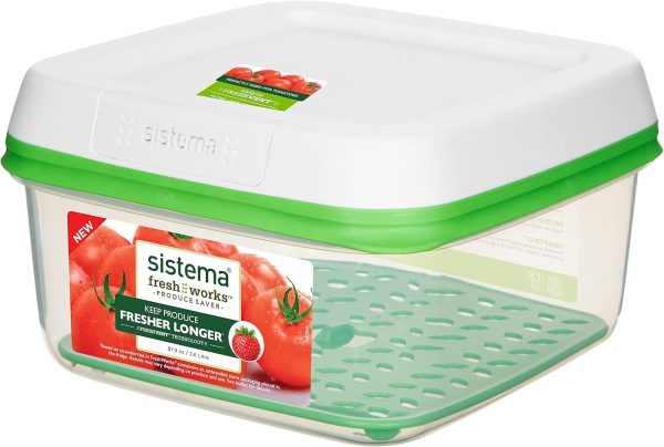 SISTEMA FRESH WORKS SQUARE STORAGE CONTAINER 2.6 LITRE