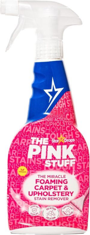 STARDROPS THE PINK STUFF MIRACLE FOAMING CARPET & UPHOLSTERY STAIN REMOVER 500ML