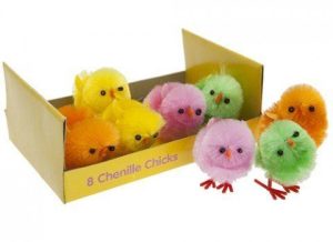 8 CHENILLE CHICKS 06517