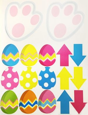 35PC EASTER BUNNY TRAIL SET