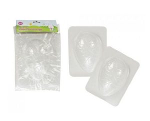MAKE YOUR OWN JUMBO EASTER EGG CRACKLED CHOCOLATE MOULD TWIN PACK MOULDS