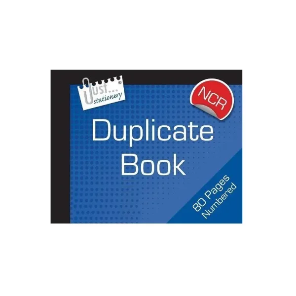 DUPLICATE BOOK HALF-SIZE NCR