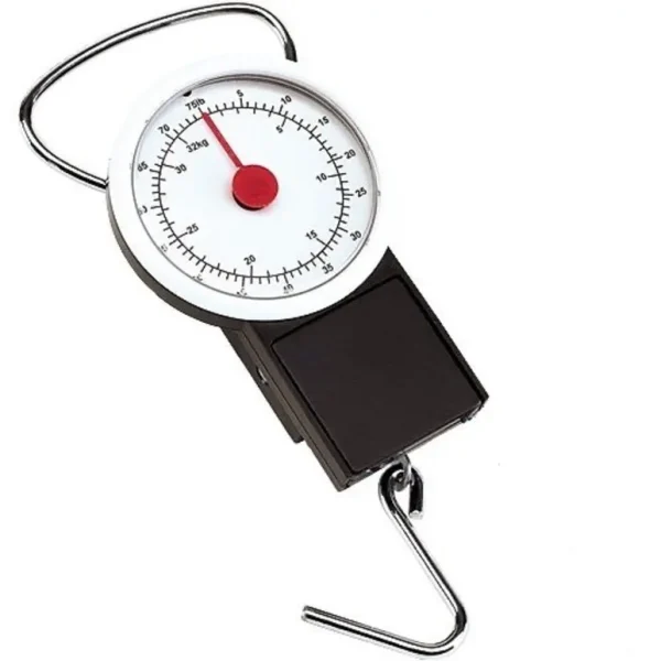 ACCURATE LUGGAGE SCALE FOR WEIGHING SUITCASES AND LUGGAGE. 32KG CAPACITY