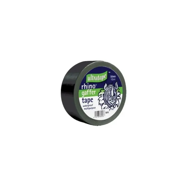 RHINO CLOTH GAFFER TAPE BLACK 50MM X 10M RT01065010BKRH