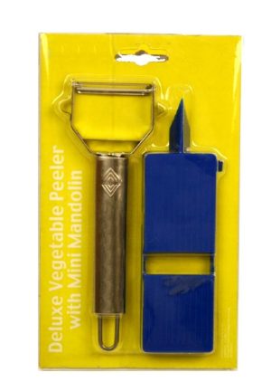 DELUXE VEGETABLE PEELER WITH MINI MANDOLIN