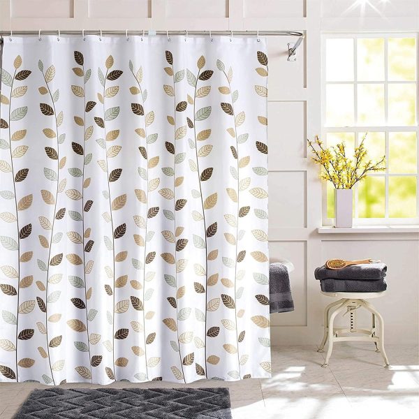 ADORN DELUXE FABRIC SHOWER CURTAIN 180 X 180CM